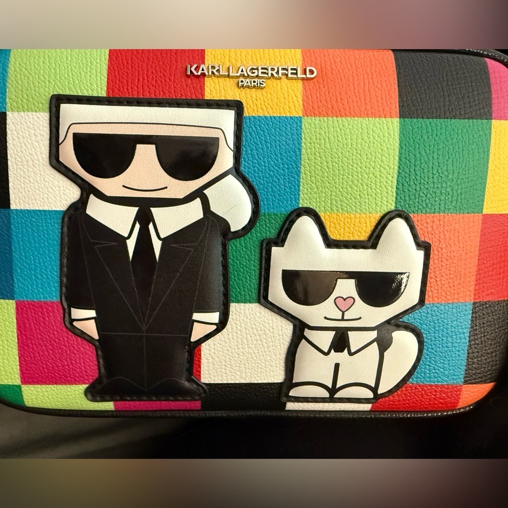KARL LAGERFELD PARIS MAYBELLE MULTI COMBO CAMERA BAG CROSSBODY NWT